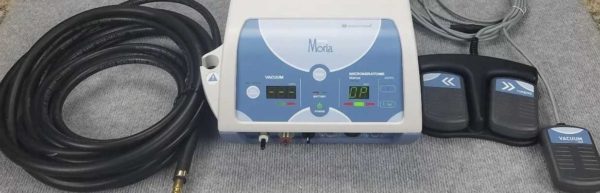Moria Evolution 3E Microkeratome Console One Use Plus System for Lasik – includes motor, console and pedals
